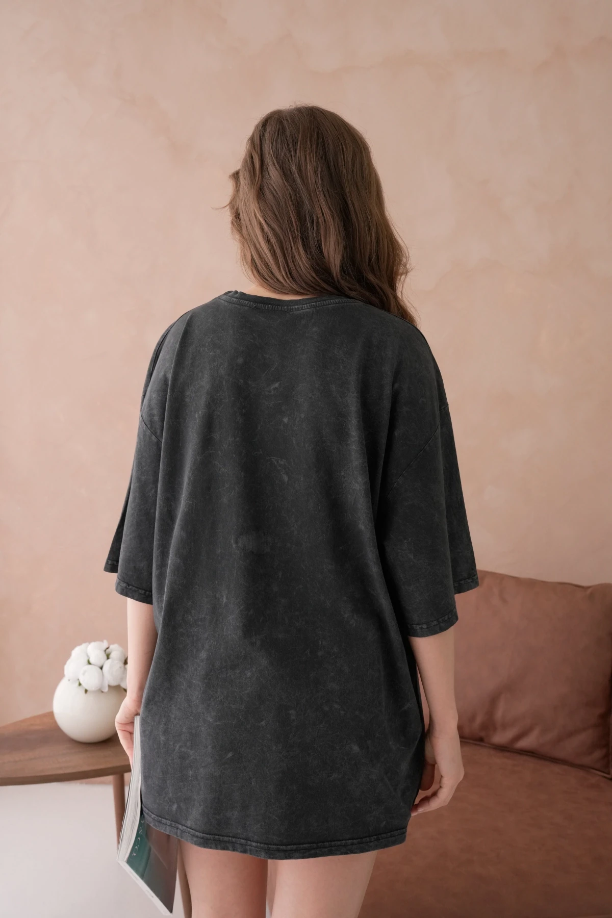 Baskılı Salaş Basic T-Shirt