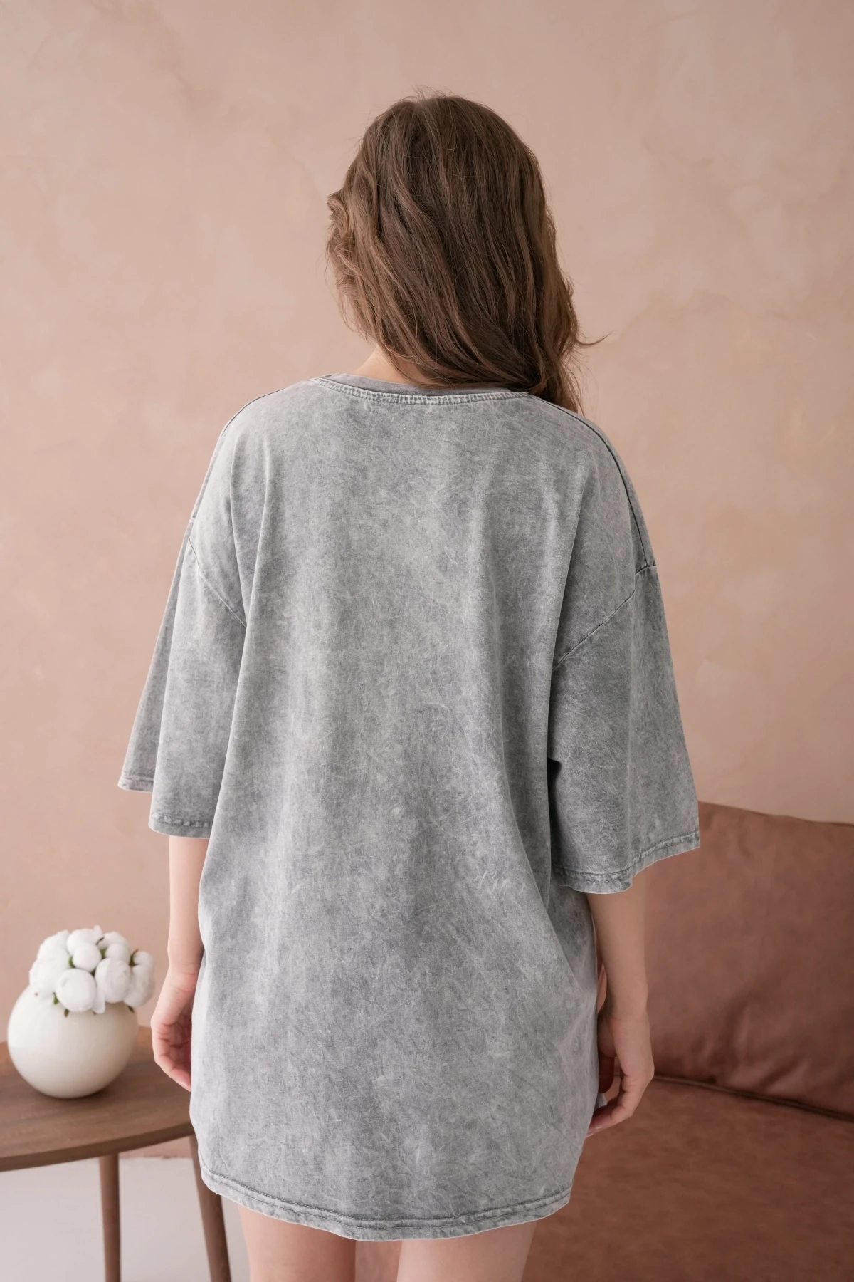 Baskılı Salaş Basic T-Shirt