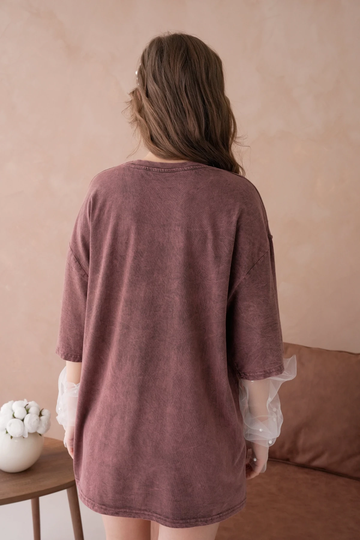 Baskılı Salaş Basic T-Shirt