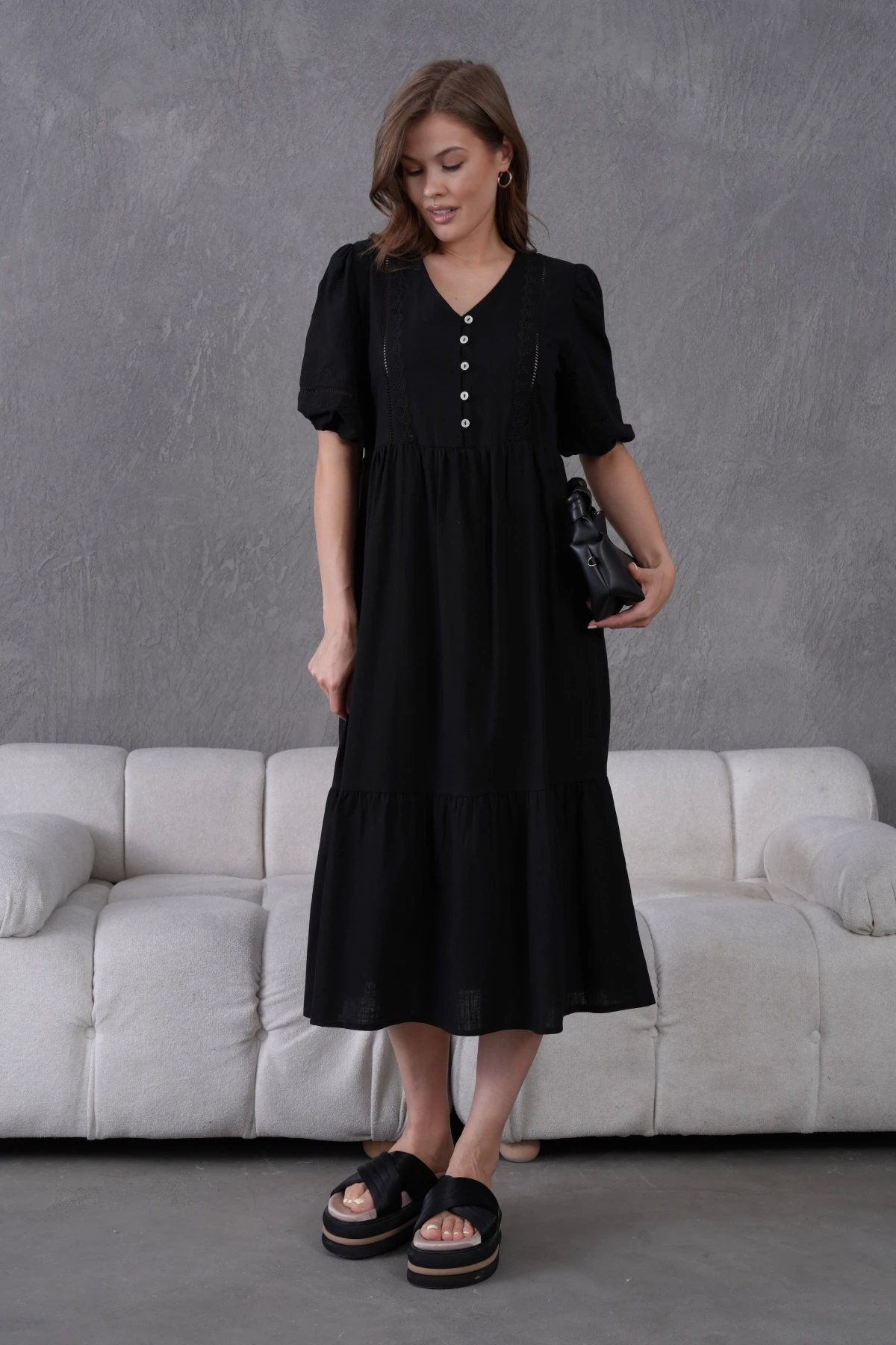 Astarlı Yazlık Rahat Elbise