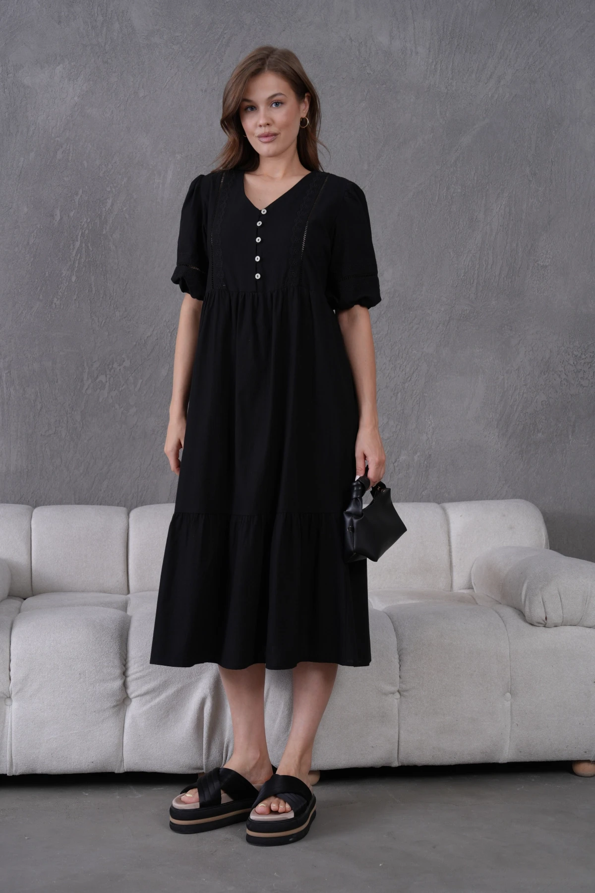 Astarlı Yazlık Rahat Elbise