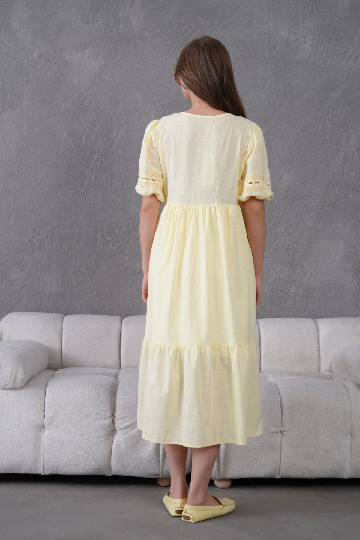 Astarlı Yazlık Rahat Elbise