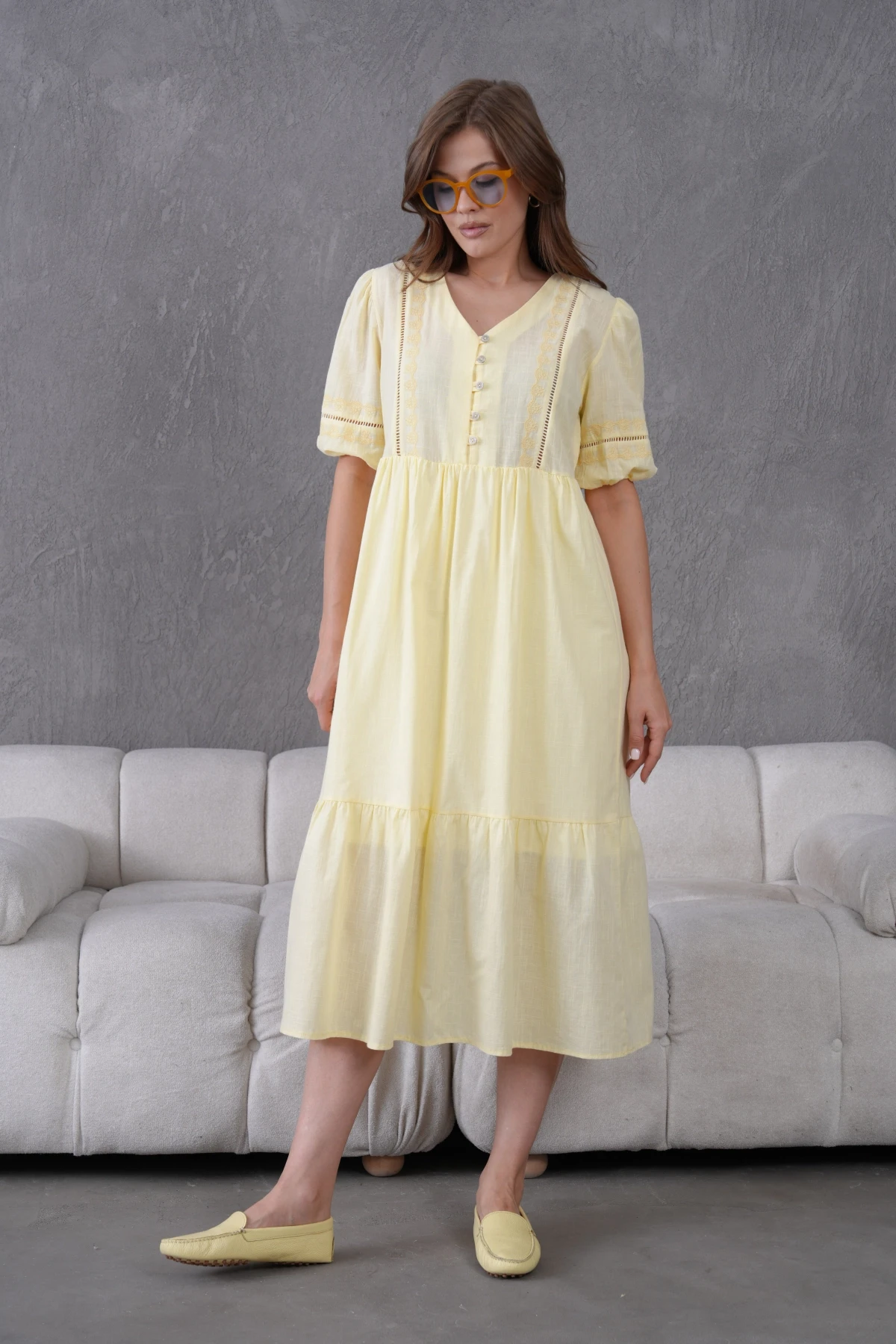 Astarlı Yazlık Rahat Elbise