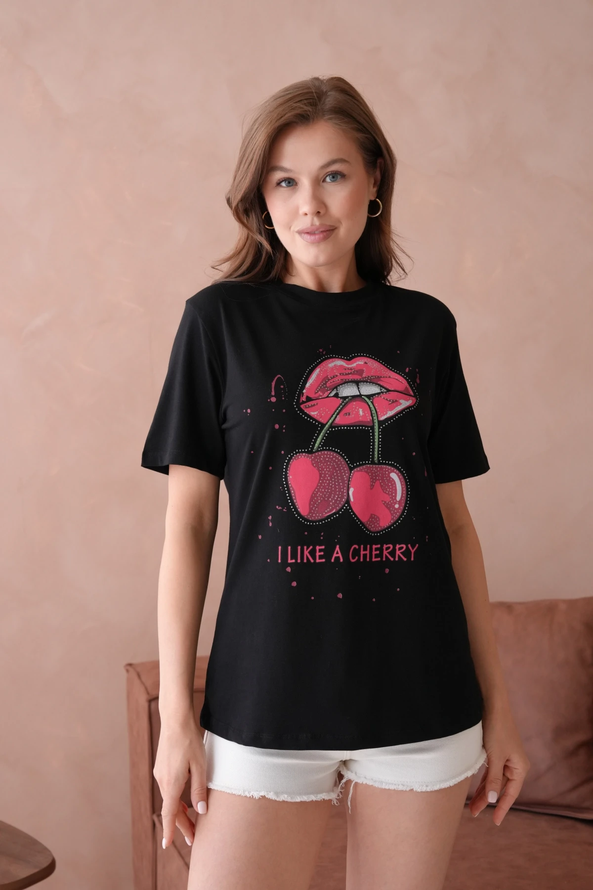 Baskılı Kısa Kol Basic T-Shirt