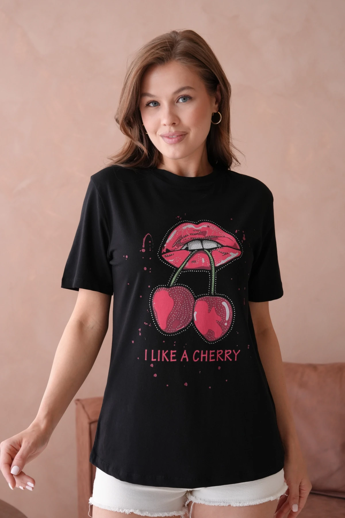 Baskılı Kısa Kol Basic T-Shirt