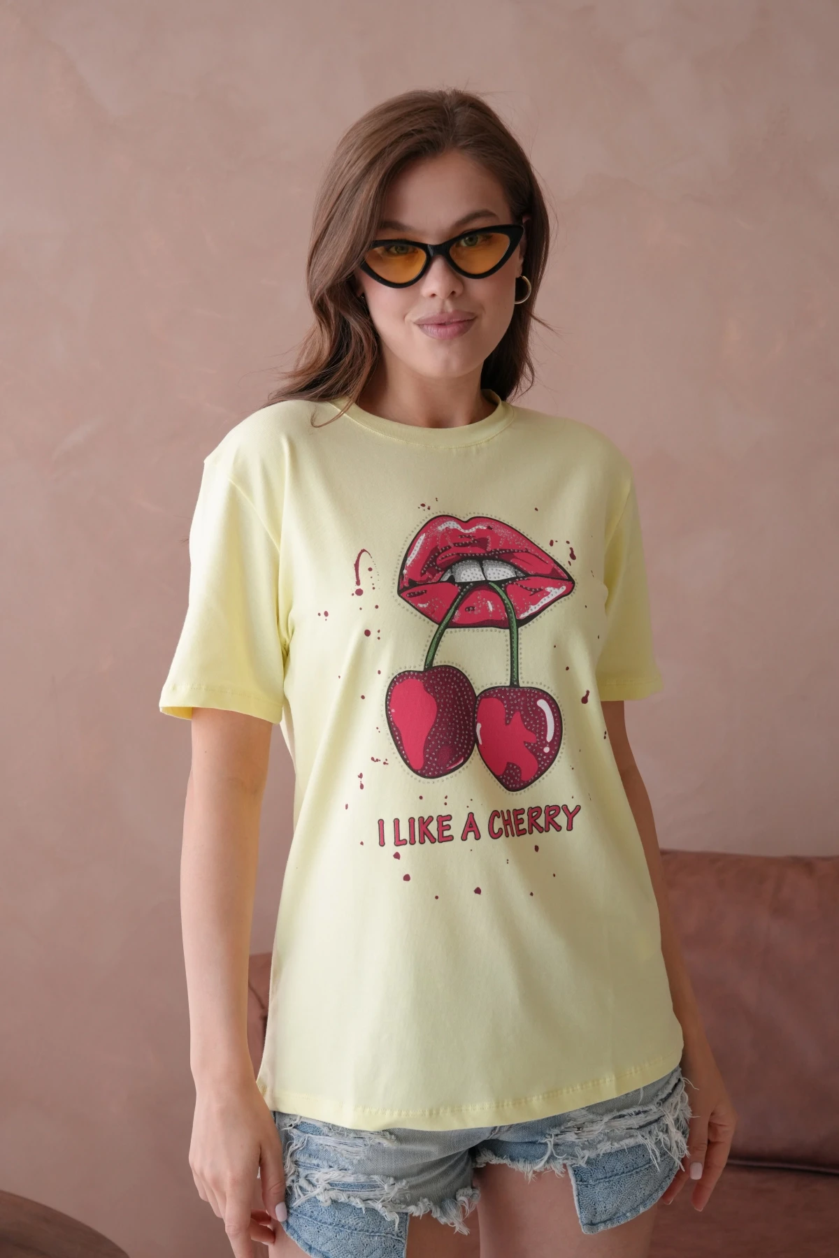 Baskılı Kısa Kol Basic T-Shirt