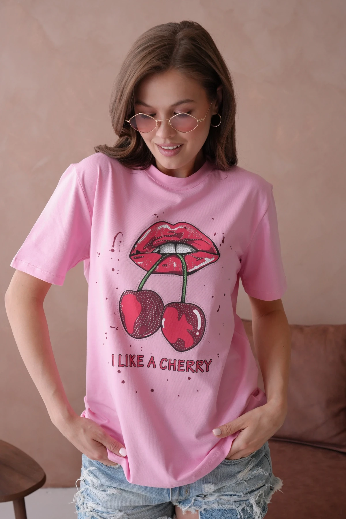 Baskılı Kısa Kol Basic T-Shirt