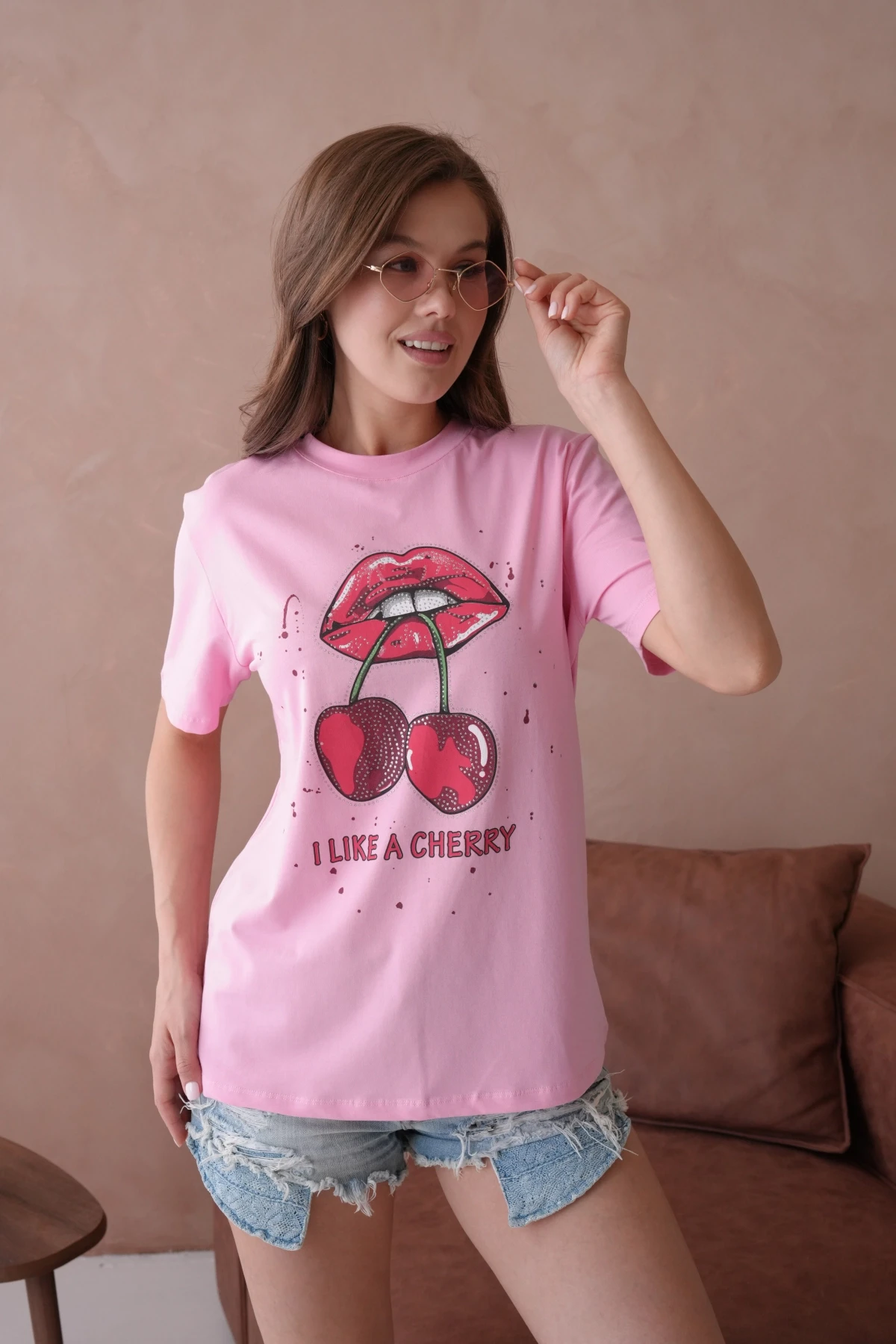 Baskılı Kısa Kol Basic T-Shirt