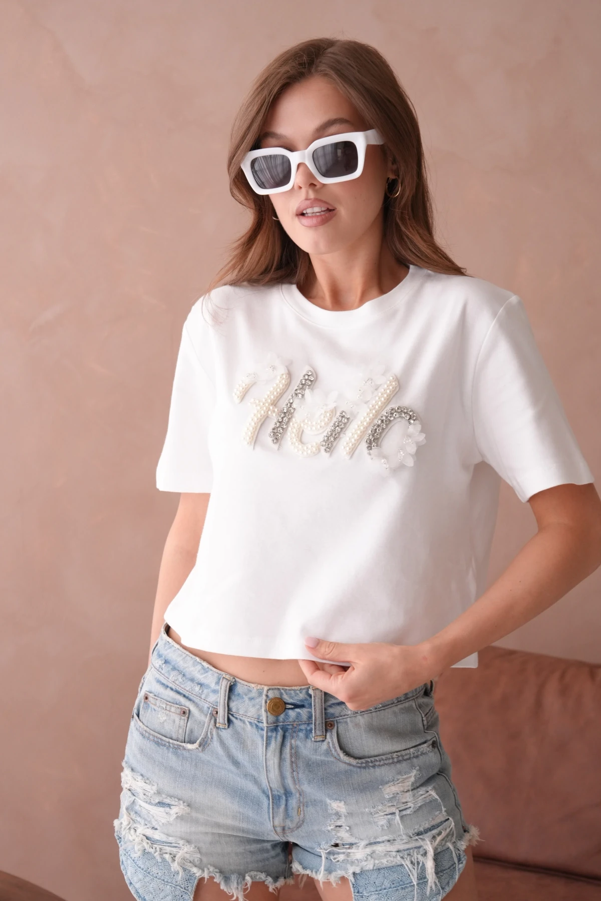 Yazlık Crop Basic T-Shirt