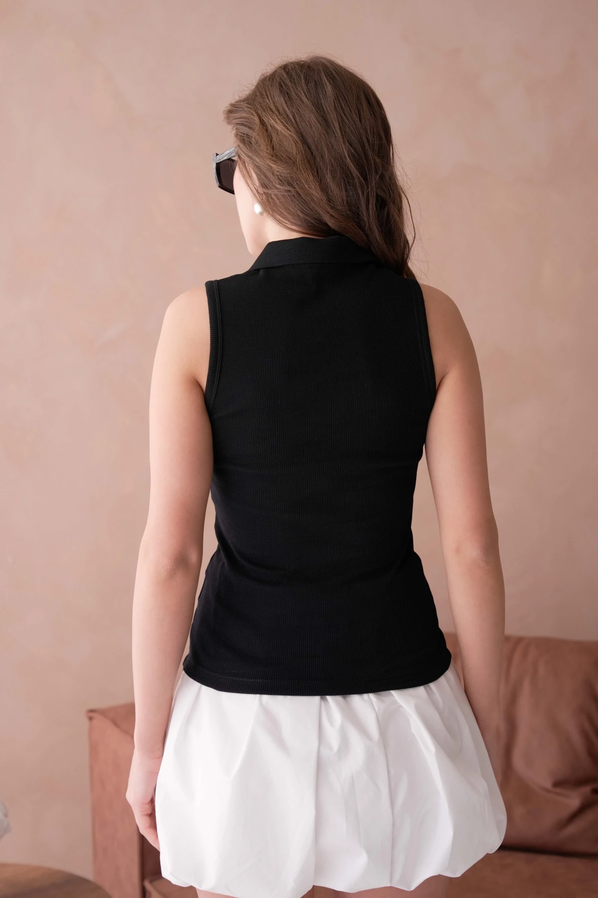 Polo Yaka Kolsuz Basic T-Shirt