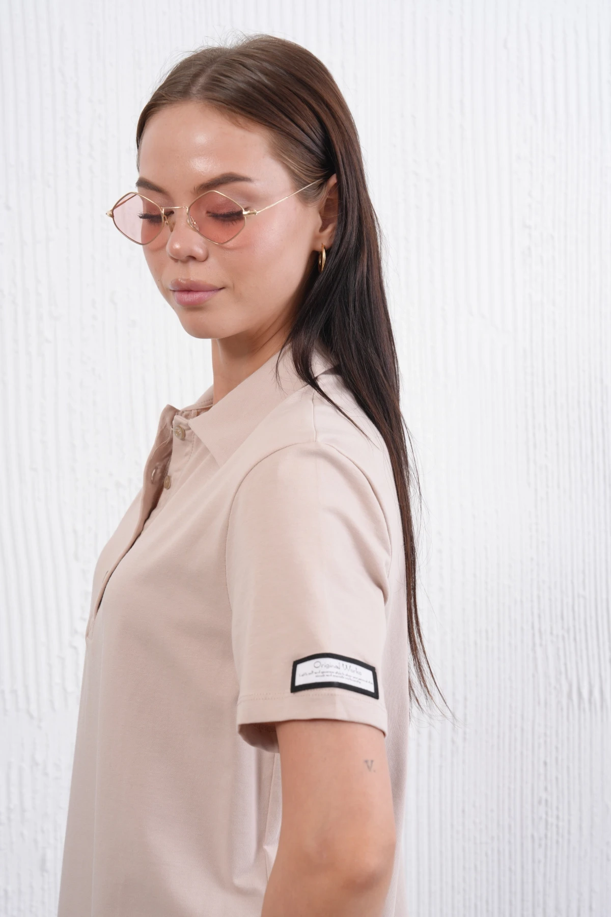 Yırtmaçlı Penye Elbise