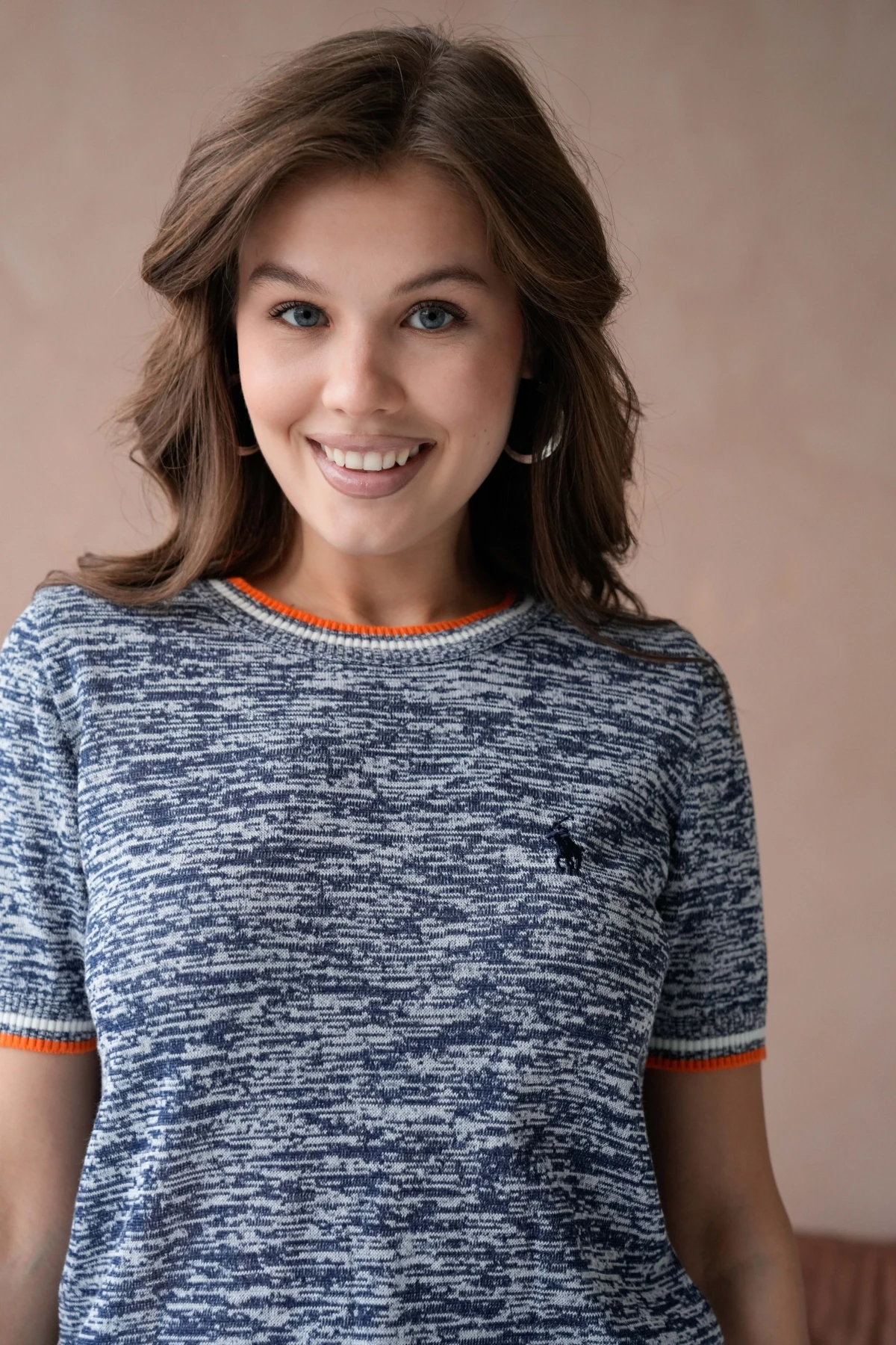 Kadın Bisiklet Yaka Kısa Kol Yumuşak Dokulu Triko Kazak 12033