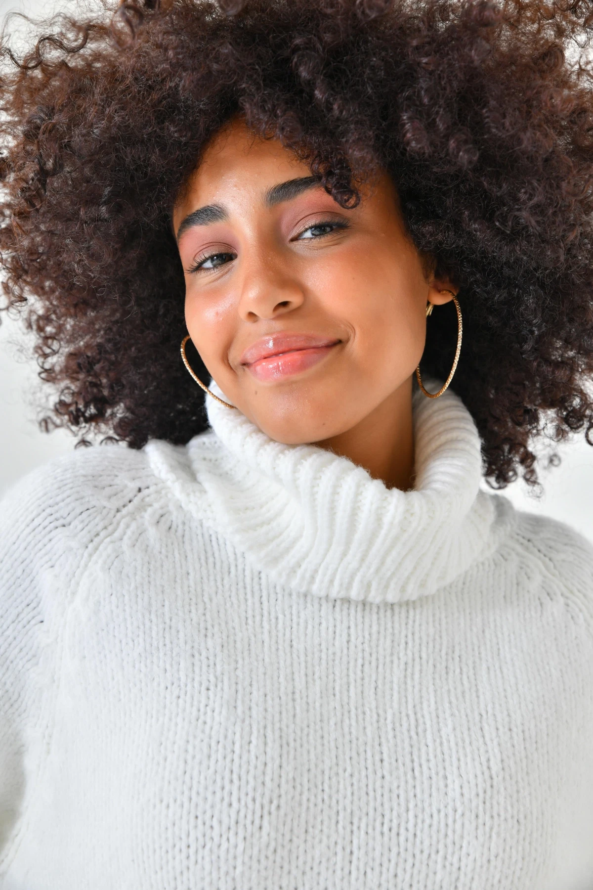 Kadın Balıkçı Yaka Kaşkorse Triko Kazak 223006