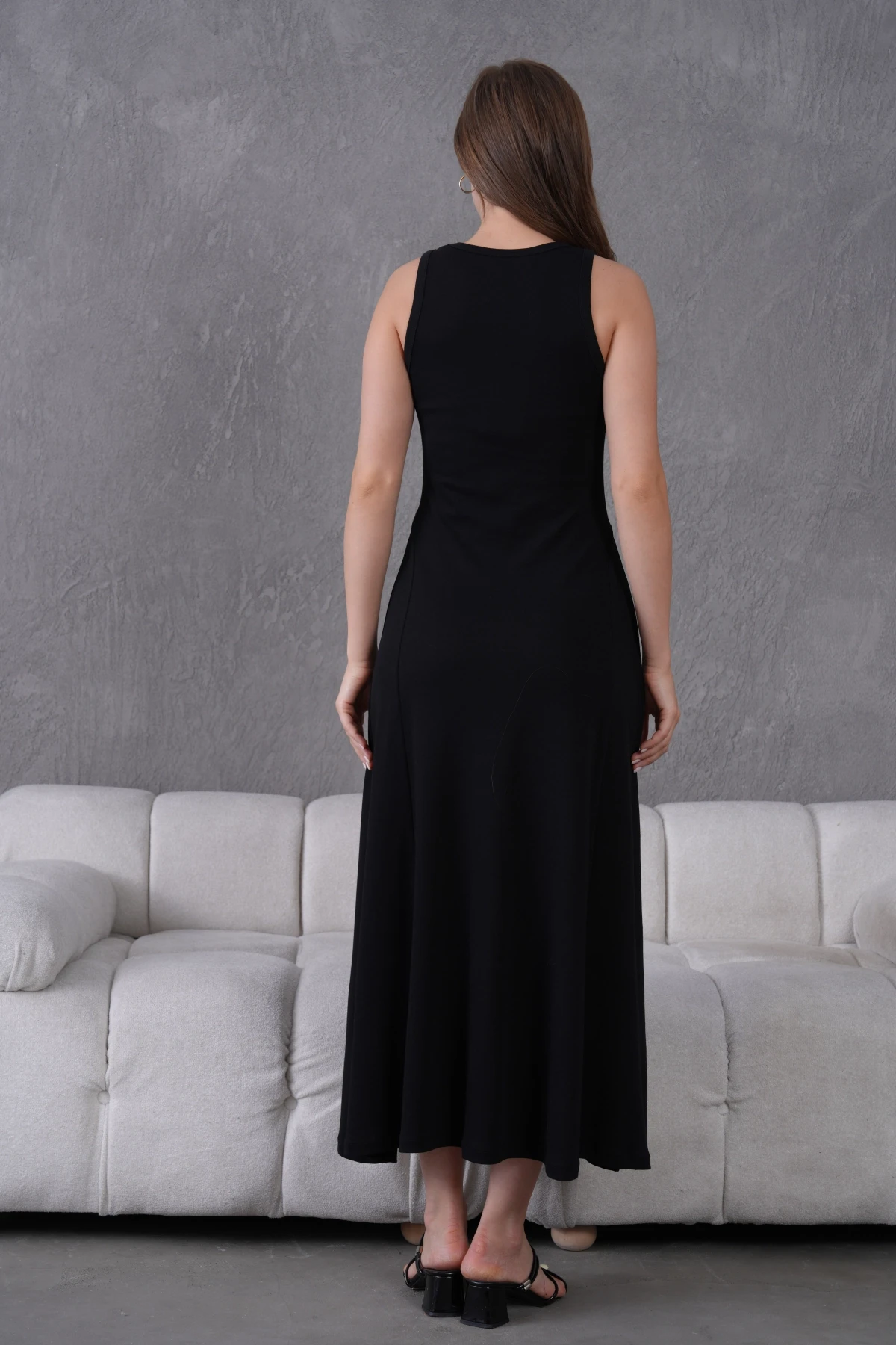 Kolsuz Yazlık Örme Elbise