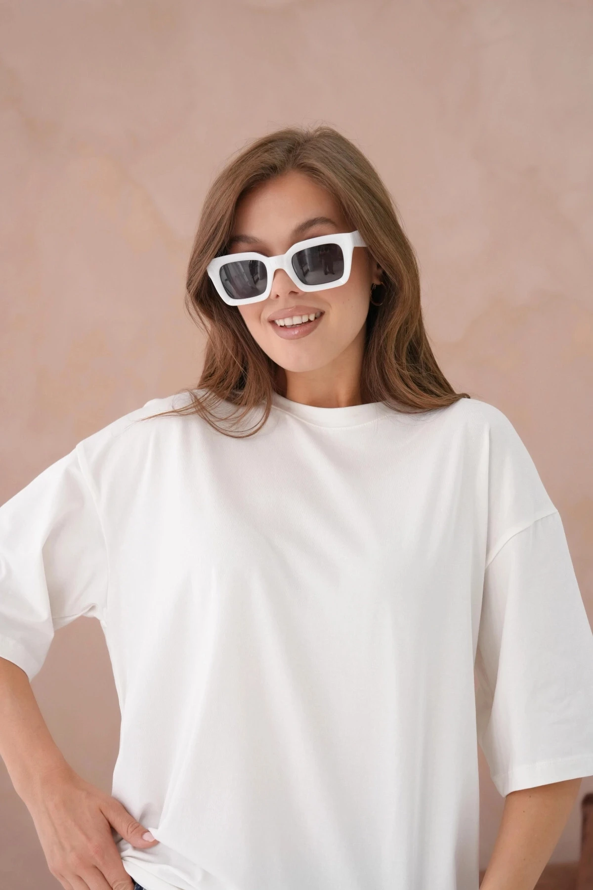 Oversize Kısa Kol Basic T-Shirt