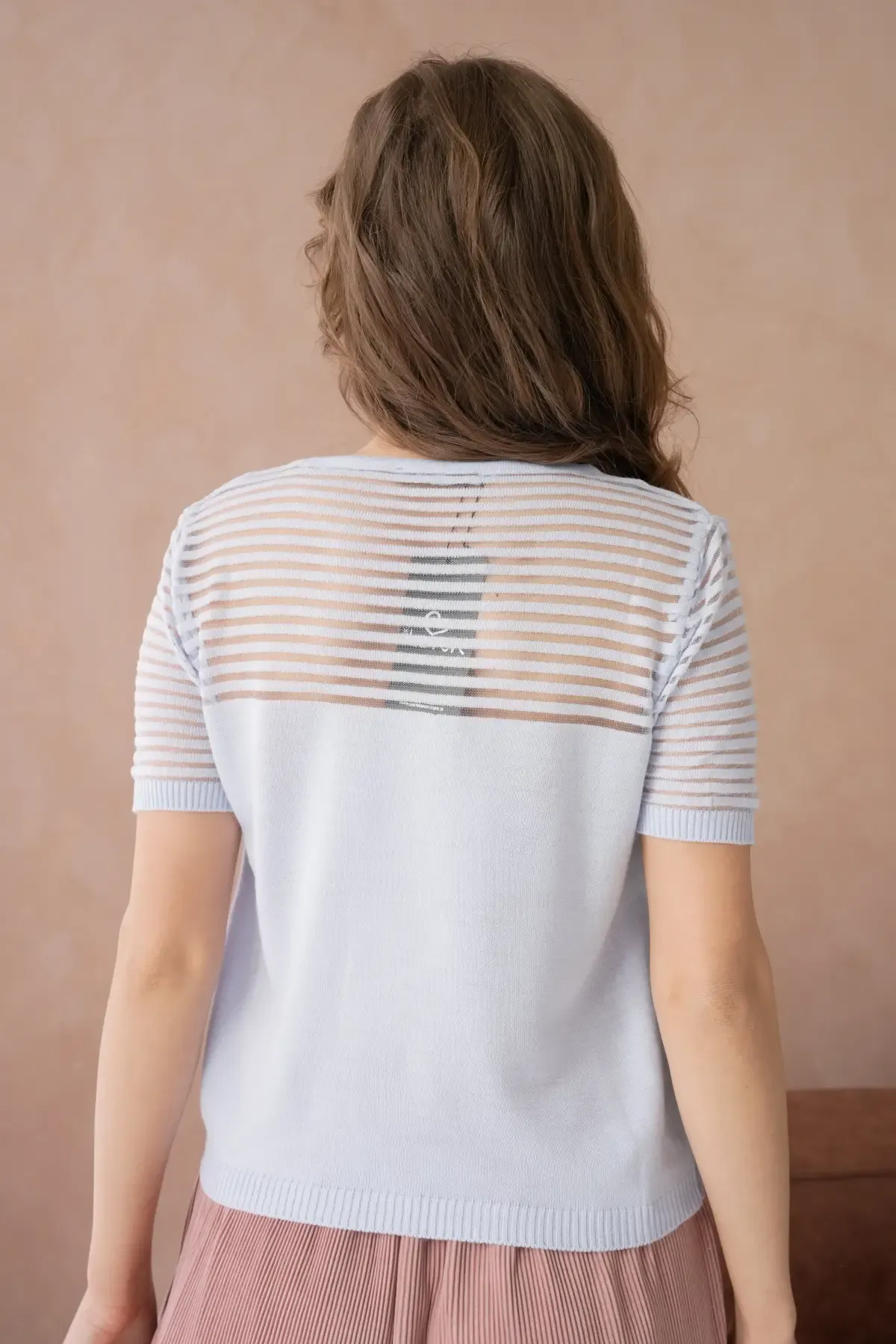 Kadın Bisiklet Yaka Örgü Detay Triko Kazak 10743