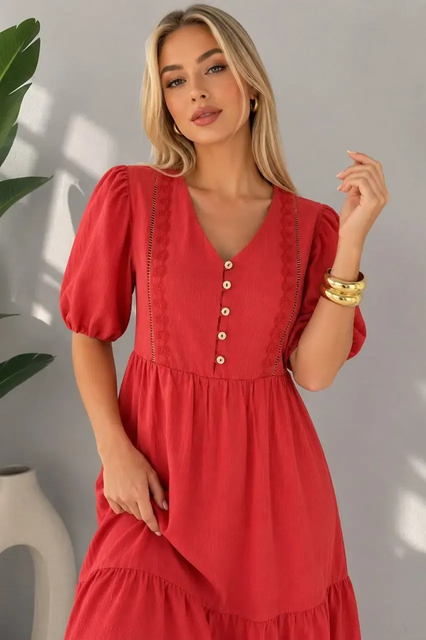 Astarlı Yazlık Rahat Elbise
