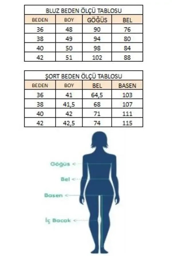 Kadın Co-Ord Önü Düğümlü Halter Yaka Gizli Fermuarlı Bluz Ve Şort İkili Takım 26108