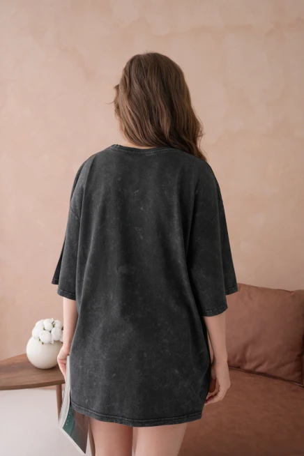 Baskılı Salaş Basic T-Shirt