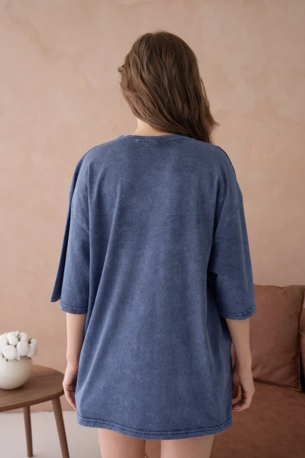 Baskılı Salaş Basic T-Shirt