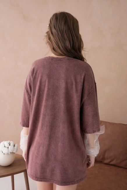 Baskılı Salaş Basic T-Shirt