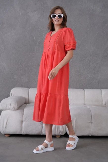 Astarlı Yazlık Rahat Elbise