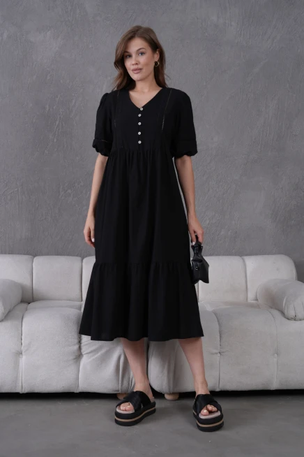 Astarlı Yazlık Rahat Elbise