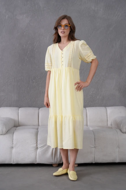 Astarlı Yazlık Rahat Elbise