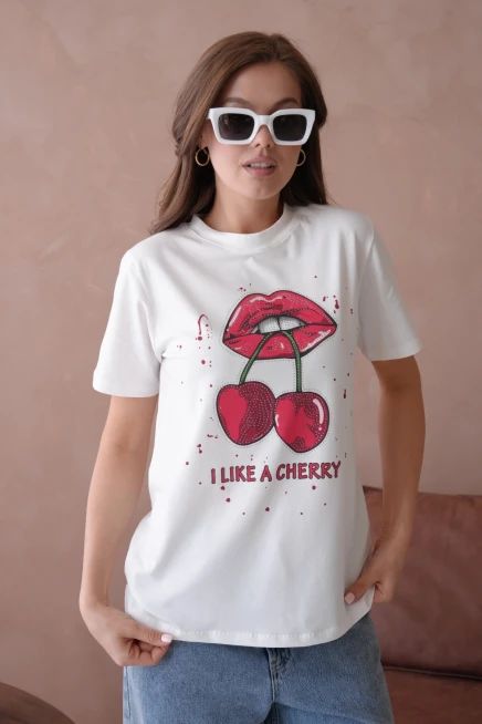 Baskılı Kısa Kol Basic T-Shirt