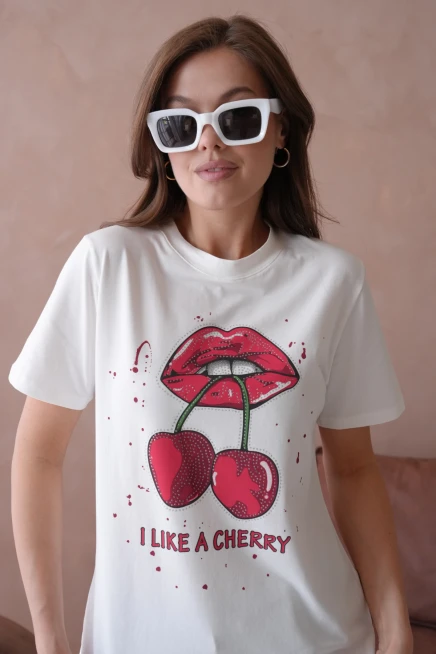 Baskılı Kısa Kol Basic T-Shirt