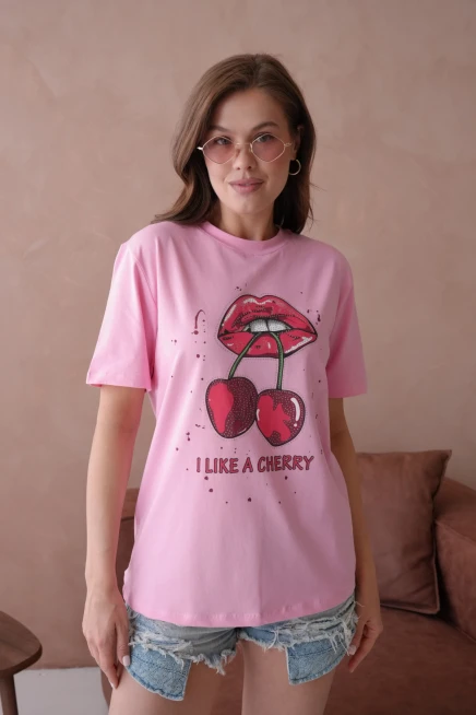 Baskılı Kısa Kol Basic T-Shirt