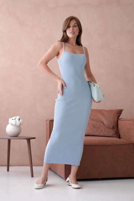 Kısa Kollu Maxi Elbise