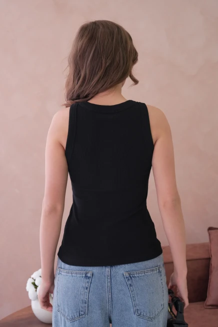 Önü Taş İşlemeli Slim Fit Basic Atlet