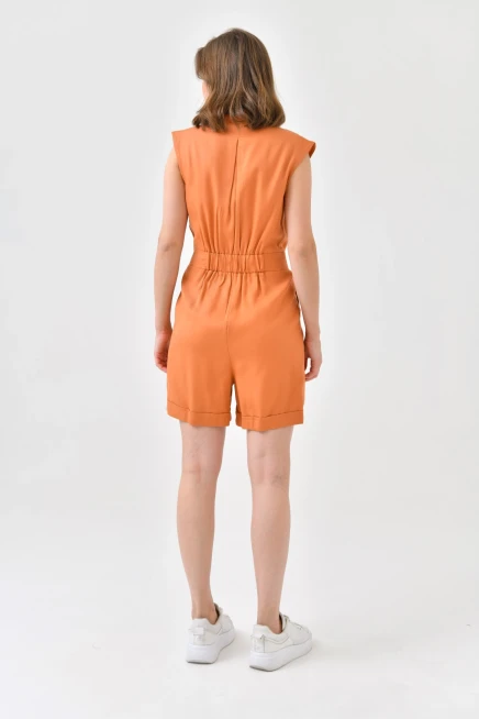 Womens Button Detail Jumpsuit