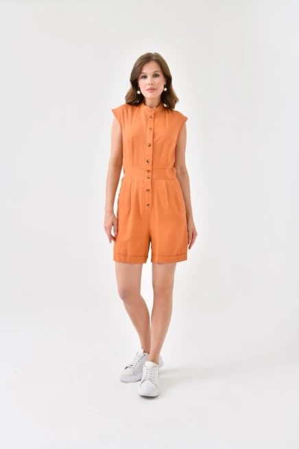Womens Button Detail Jumpsuit