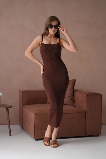 Kısa Kollu Maxi Elbise