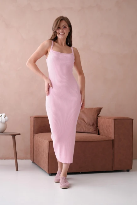 Kısa Kollu Maxi Elbise