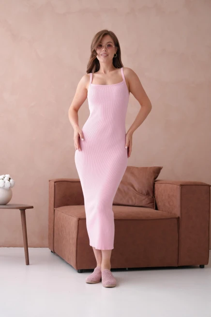 Kısa Kollu Maxi Elbise