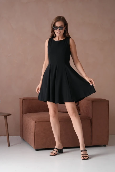 Siyah Yazlık Elbise