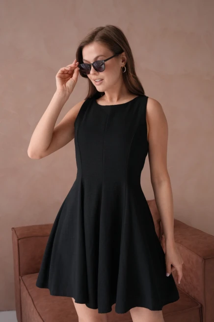 Siyah Yazlık Elbise