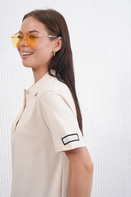 Yırtmaçlı Penye Elbise