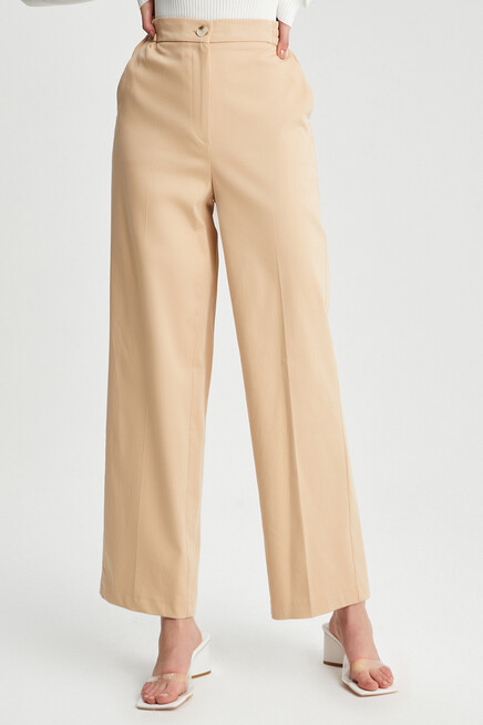 Womens Waist Elastic Palazzo Pants