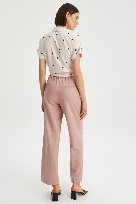 Womens Waist Elastic Palazzo Pants