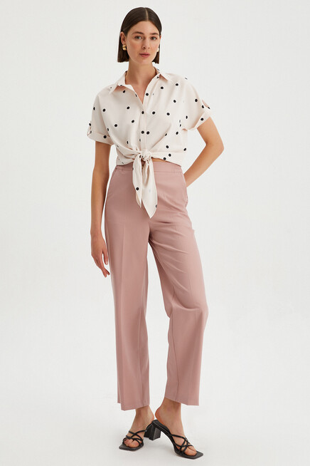 Womens Waist Elastic Palazzo Pants