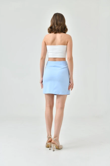 Womens Short Front Slit Skirt