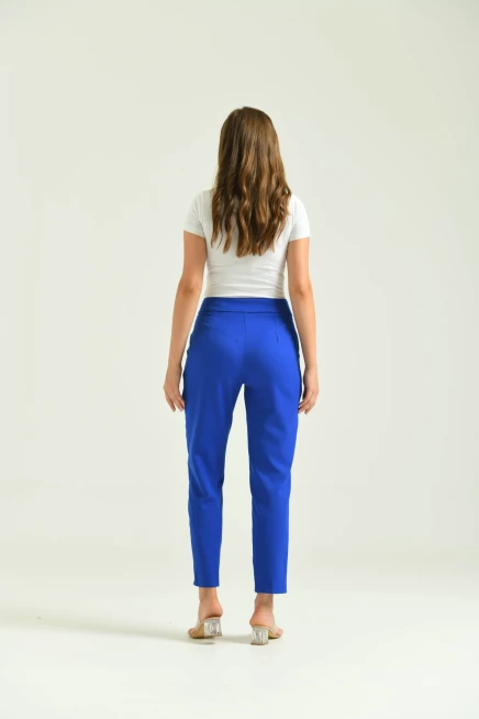 Kadın Saks Basic Kumaş Pantolon