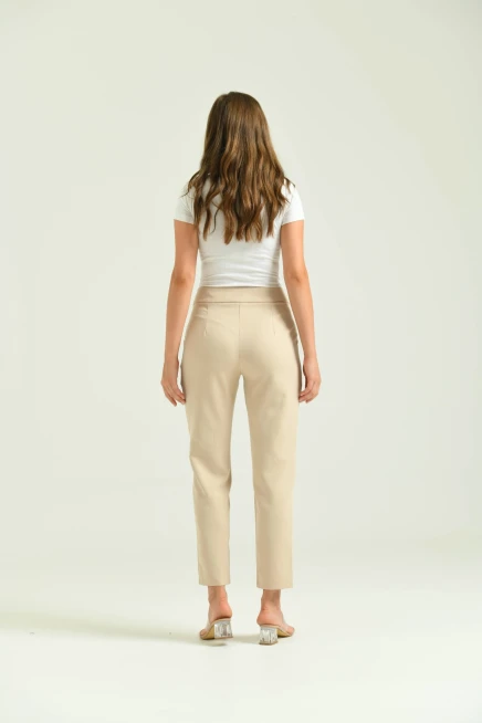 Kadın Taş Basic Kumaş Pantolon