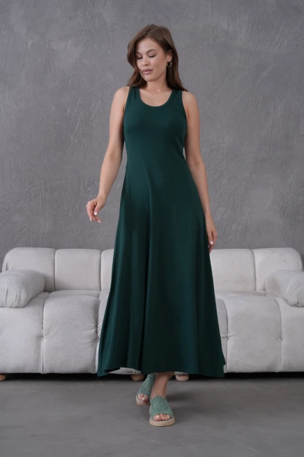 Kolsuz Yazlık Örme Elbise